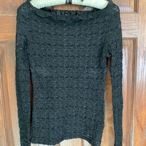 Annette Gortz black lacy top